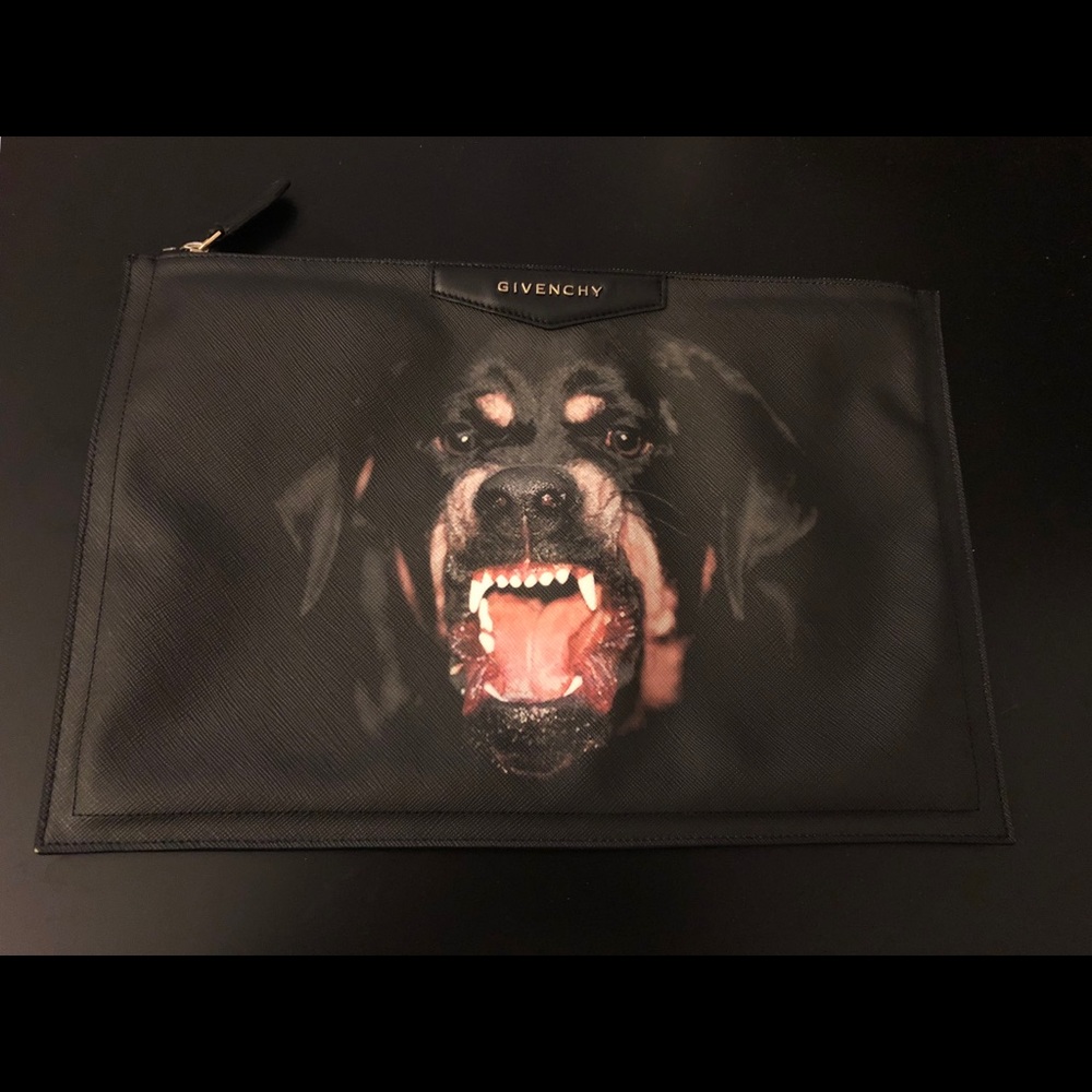 Givenchy canvas large Rottweiler Antigona pouch